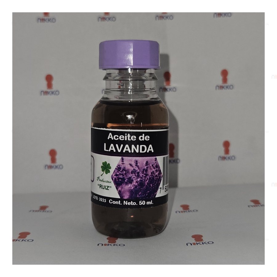 Aceite Lavanda 50 ML PET — referencia visual exact