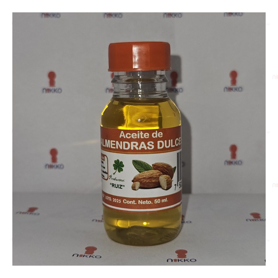 Aceite de almendra 50 ML PET — referencia visual exact