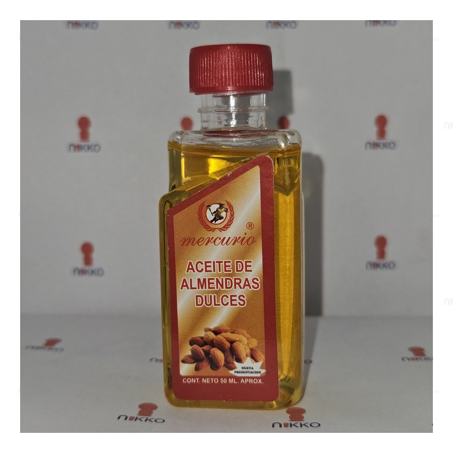 Aceite de almendra 50 ML Mercurio — referencia visual exact