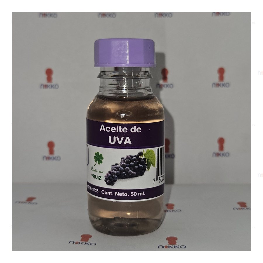 Aceite Uva 50 ML PET — referencia visual exact