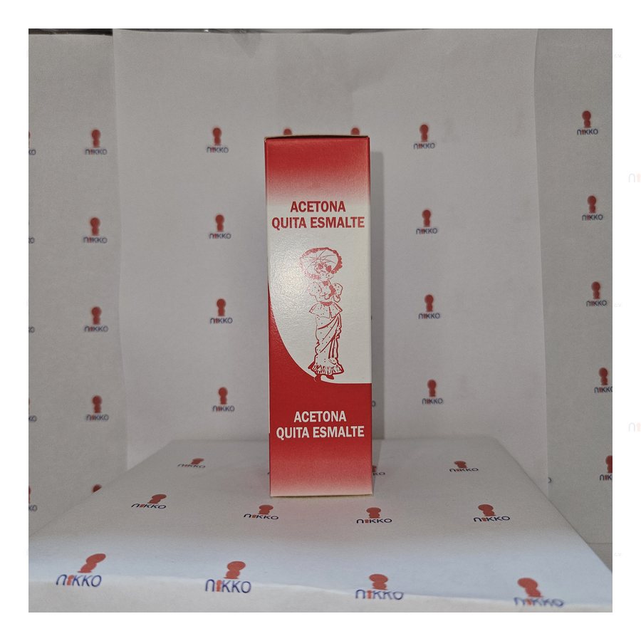 Acetona en caja 50 ML C/ Algodón y Lima — referencia visual exact