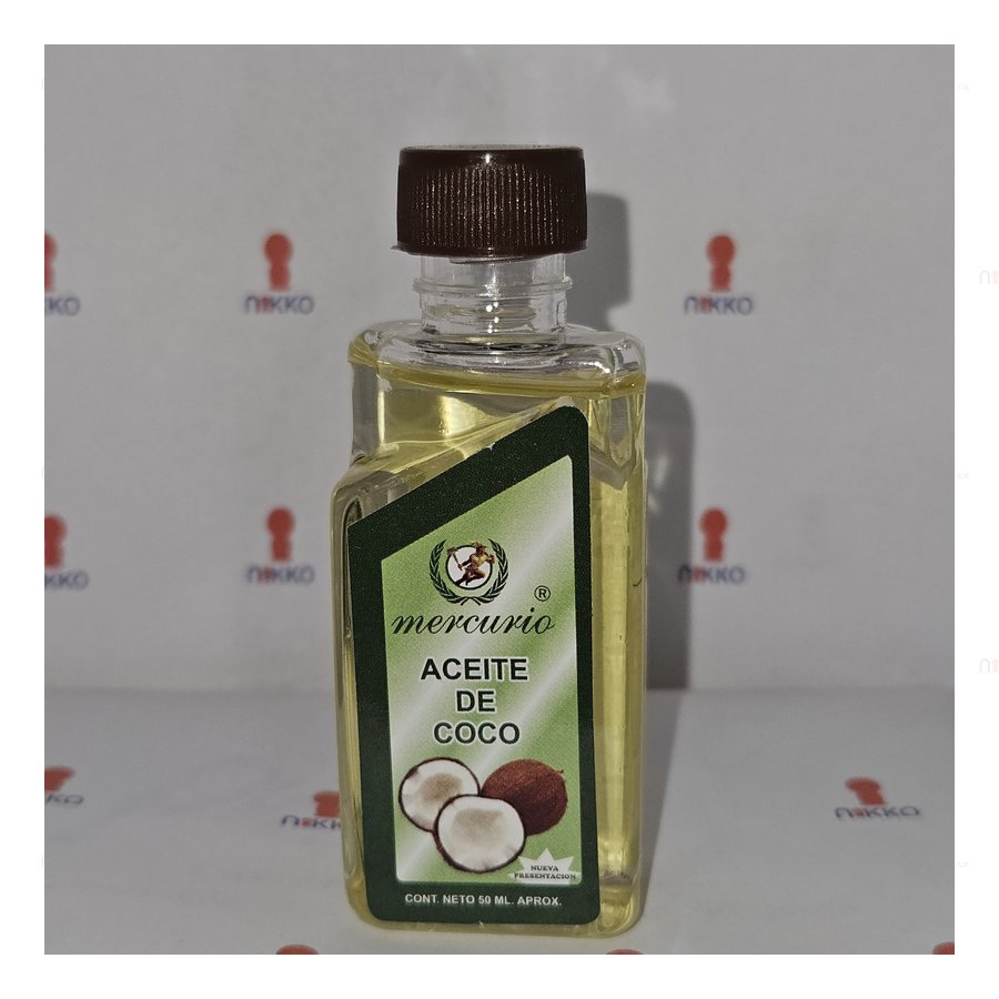 Aceite de coco 50 ML MERCURIO — referencia visual exact
