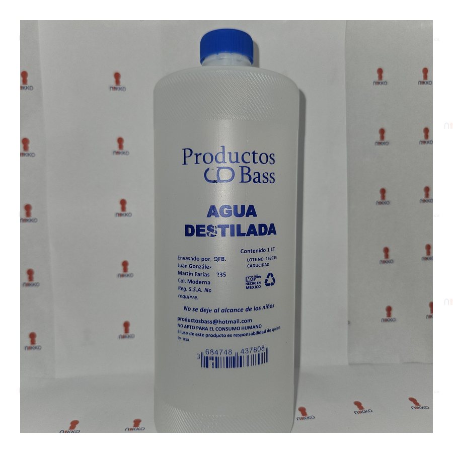 Agua destilada 1000 ML — referencia visual exact