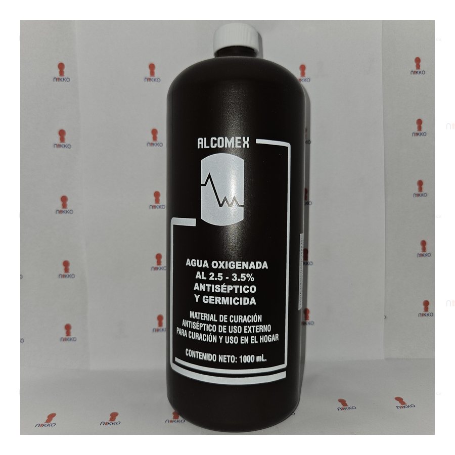 Agua oxigenada ALCOMEX 1000 ML — referencia visual exact