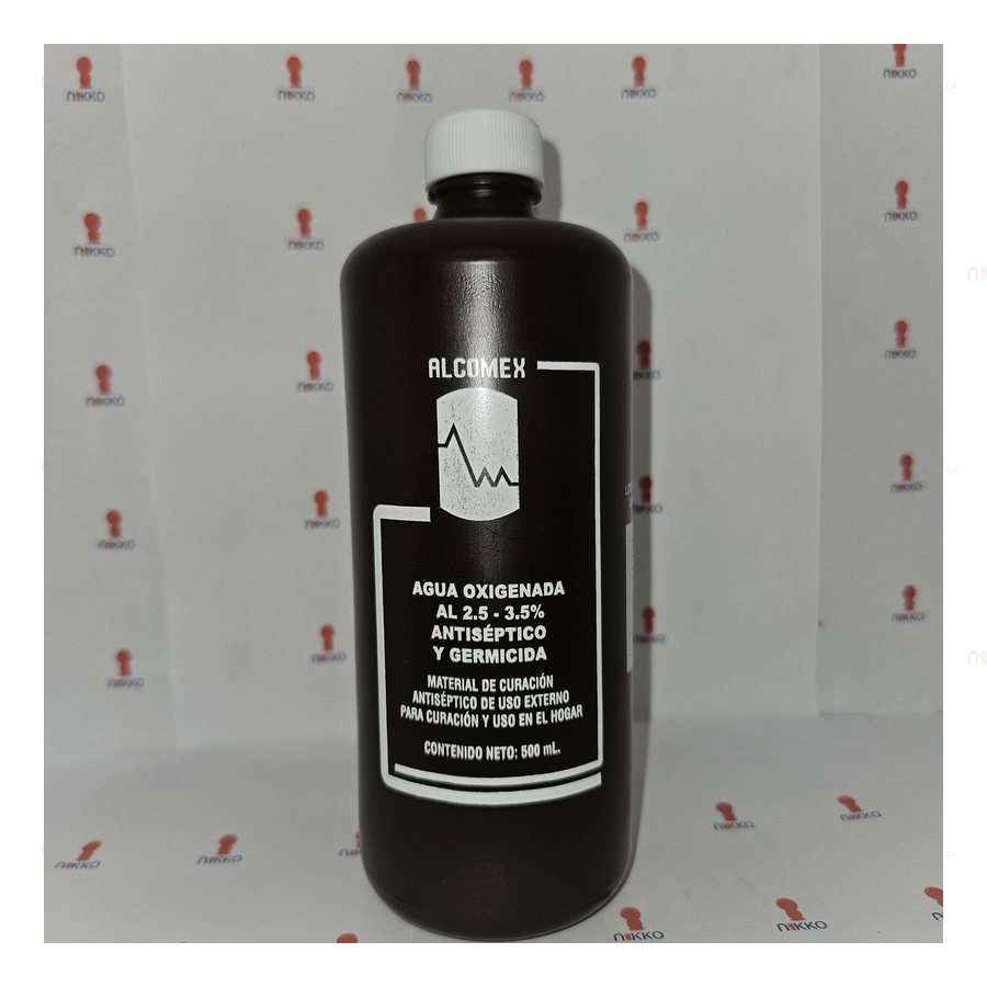 Agua oxigenada ALCOMEX 500 ML — referencia visual exact