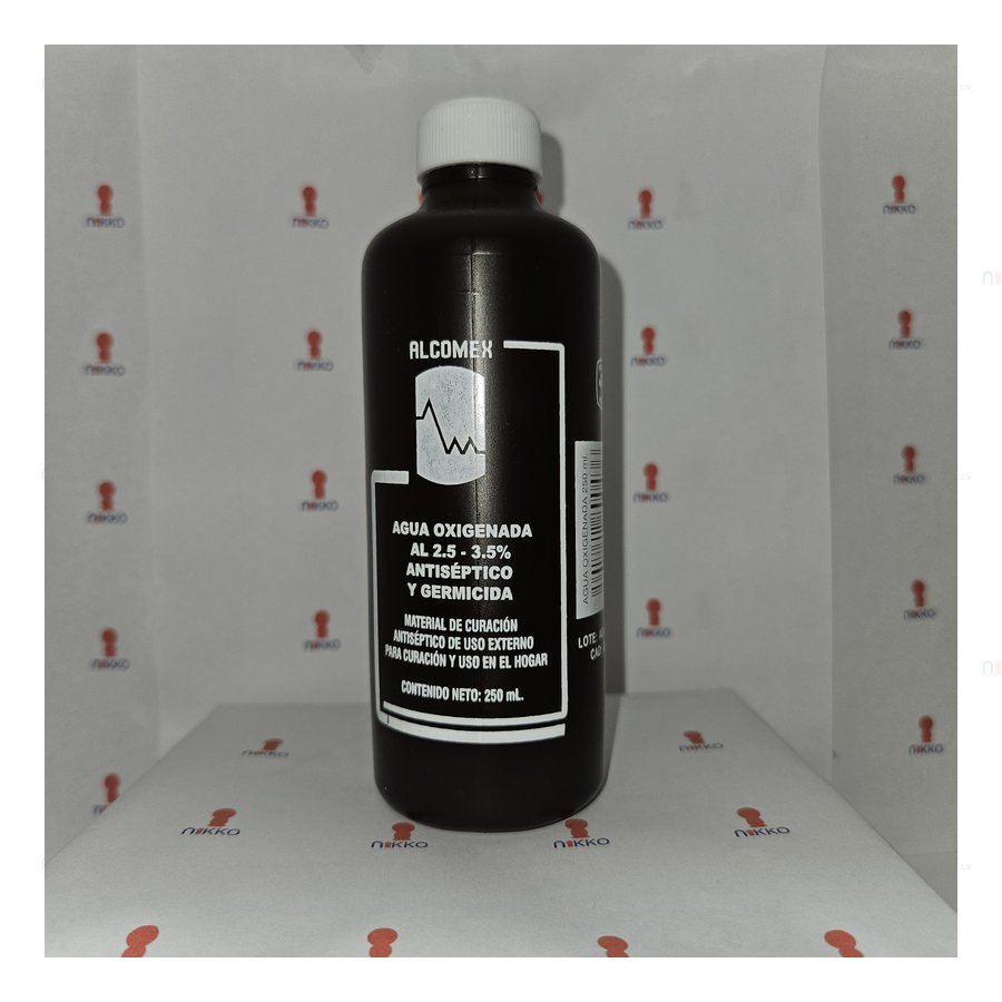 Agua oxigenada ALCOMEX 250 ML — referencia visual exact