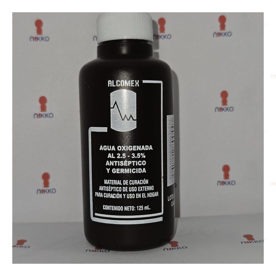 Agua oxigenada ALCOMEX 125 ML — referencia visual exact