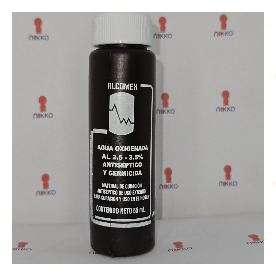 Agua oxigenada ALCOMEX 55 ML — referencia visual exact