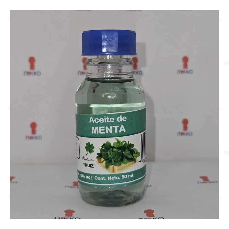 Aceite de Menta de 50 ML. PET — referencia visual exact