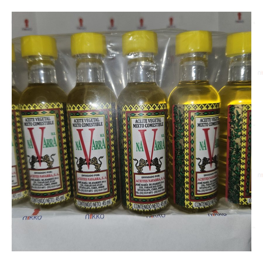 Aceite de Olivo en tira c/12 pzas de 45 ml — referencia visual exact