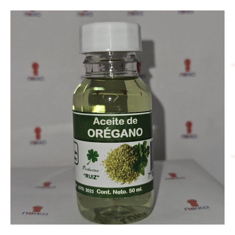 Aceite de Oregano 50 PET — referencia visual exact