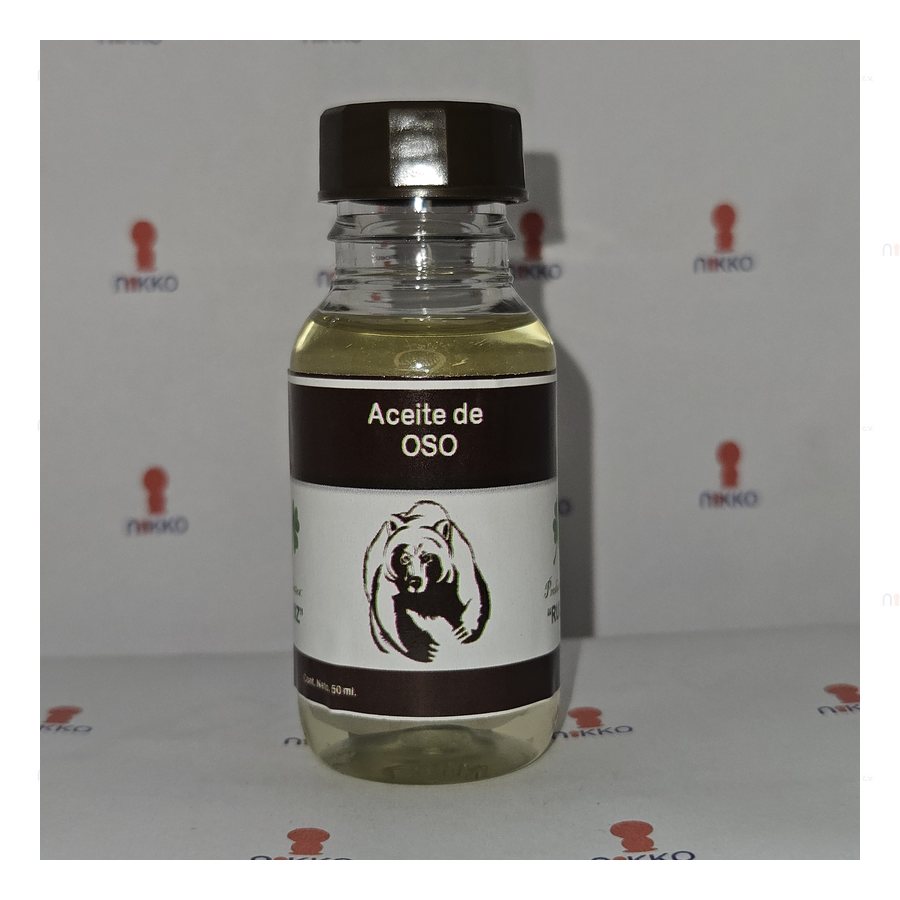 Aceite de Oso 50 ML PET — referencia visual exact