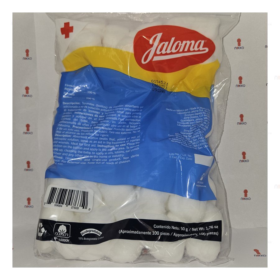 Algodón Torunda 50 Grs — referencia visual exact