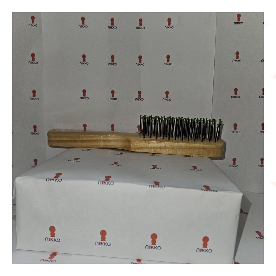 Cepillo de pelo de Madera — referencia visual exact