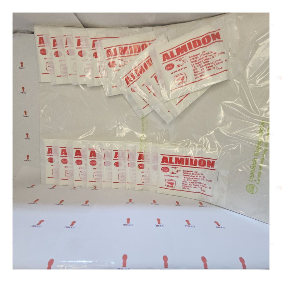 Almidon Exibidor Q. CH 20 sobres c/ 10 grs — referencia visual exact