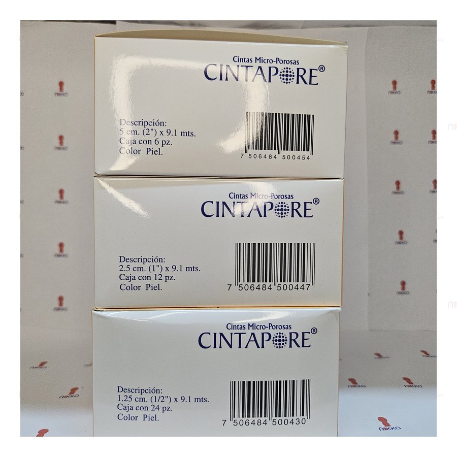 Cintapore Piel de .5", 1", 2" y 3" x 9.2 — referencia visual exact