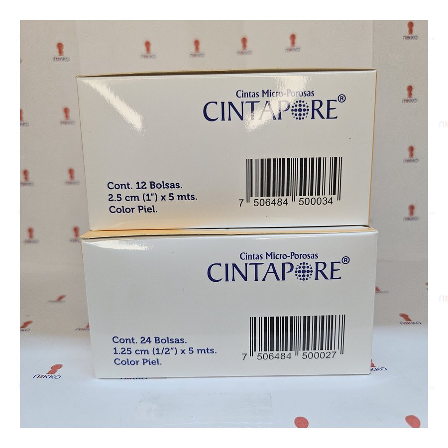 Cintapore Piel de .5" y 1" X (5 MTS) — referencia visual exact