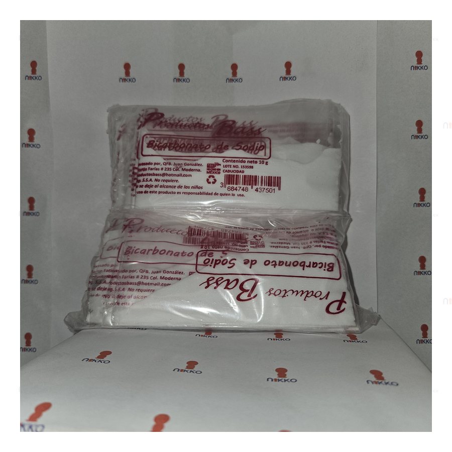 Bicarbonato P BASS paq C/50 Sobres c/10 grs — referencia visual exact