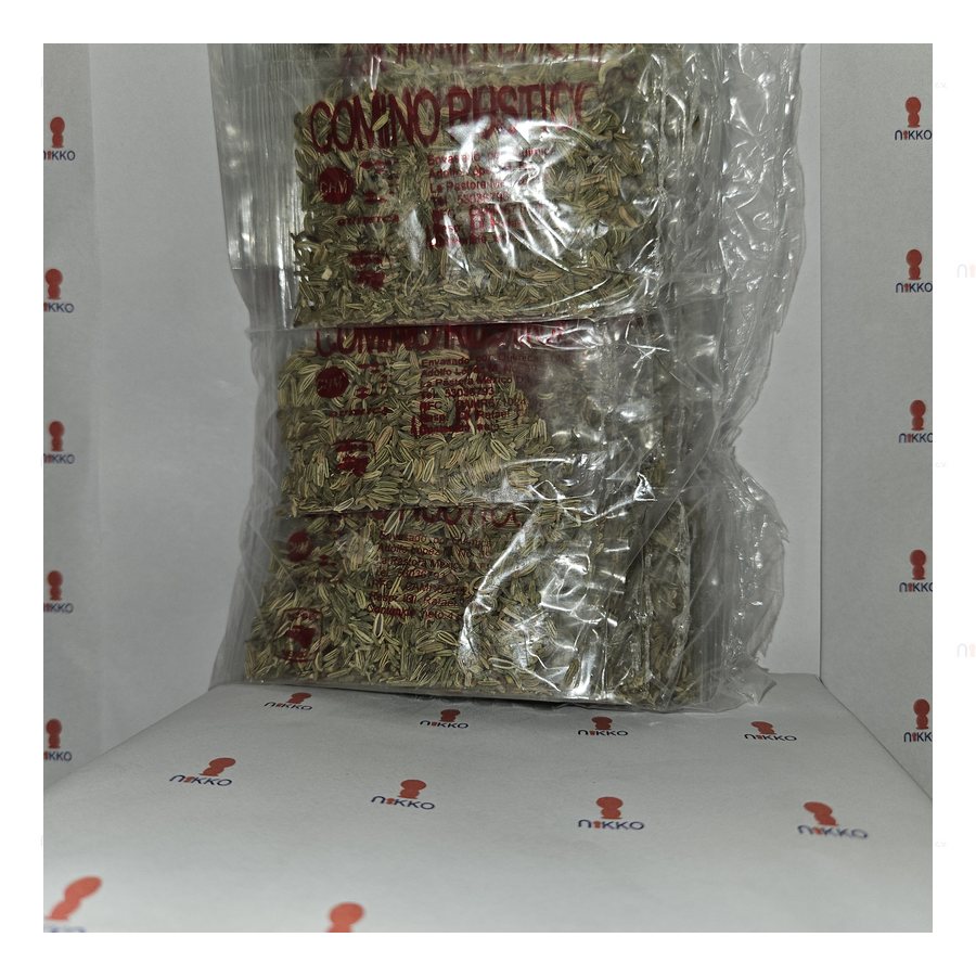 Comino rustico 50 sobres c/ 4 grs — referencia visual exact