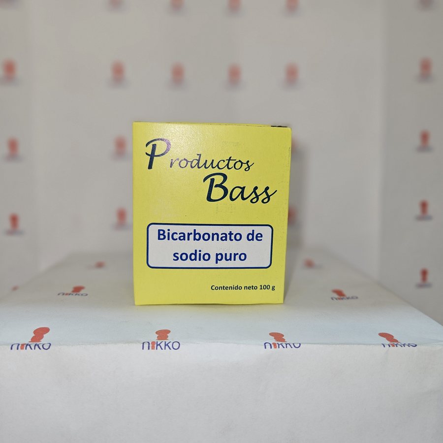Bicarbonato P. BASS 100 GR en caja — referencia visual exact