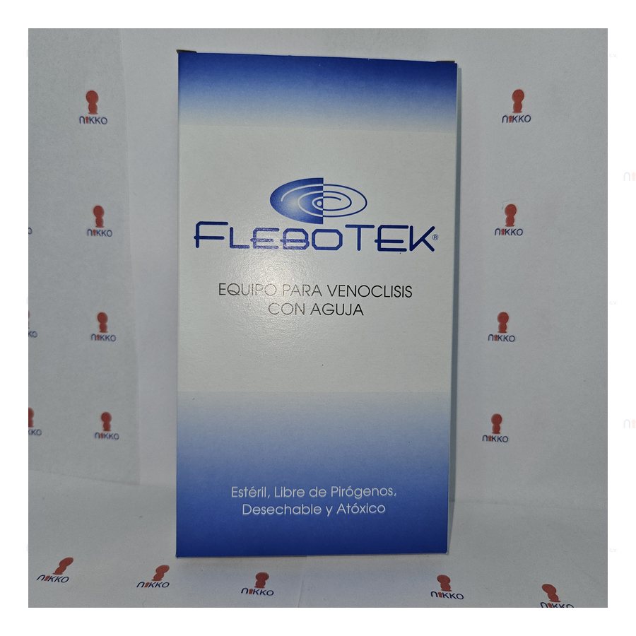Equipo para venoclisis c/aguja Pisa (Flebotek) — referencia visual exact