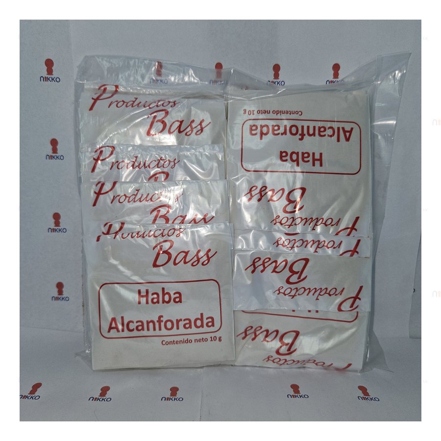 Haba Alcanforada 50 sobres c/ 10 grs — referencia visual exact