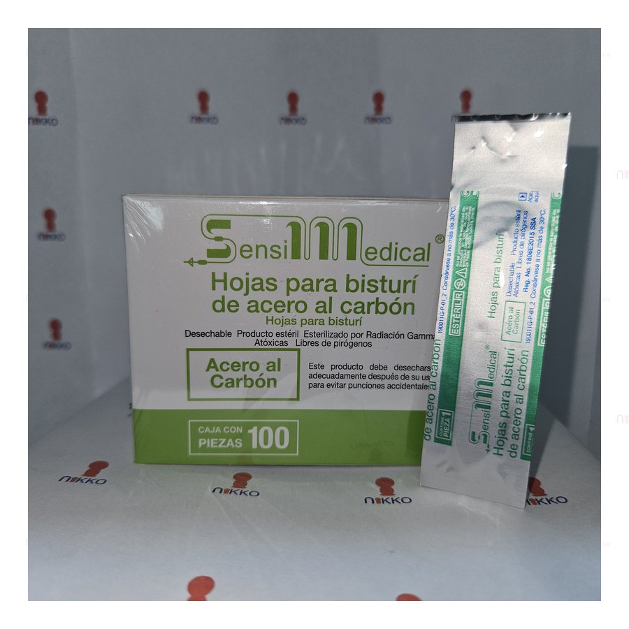Hoja de Bisturi N 15, 22 o 24 — referencia visual exact
