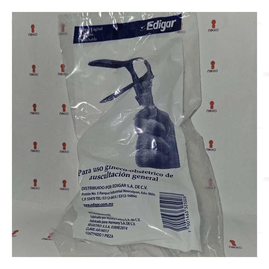 Espejo vaginal no esteril Edigar — referencia visual exact