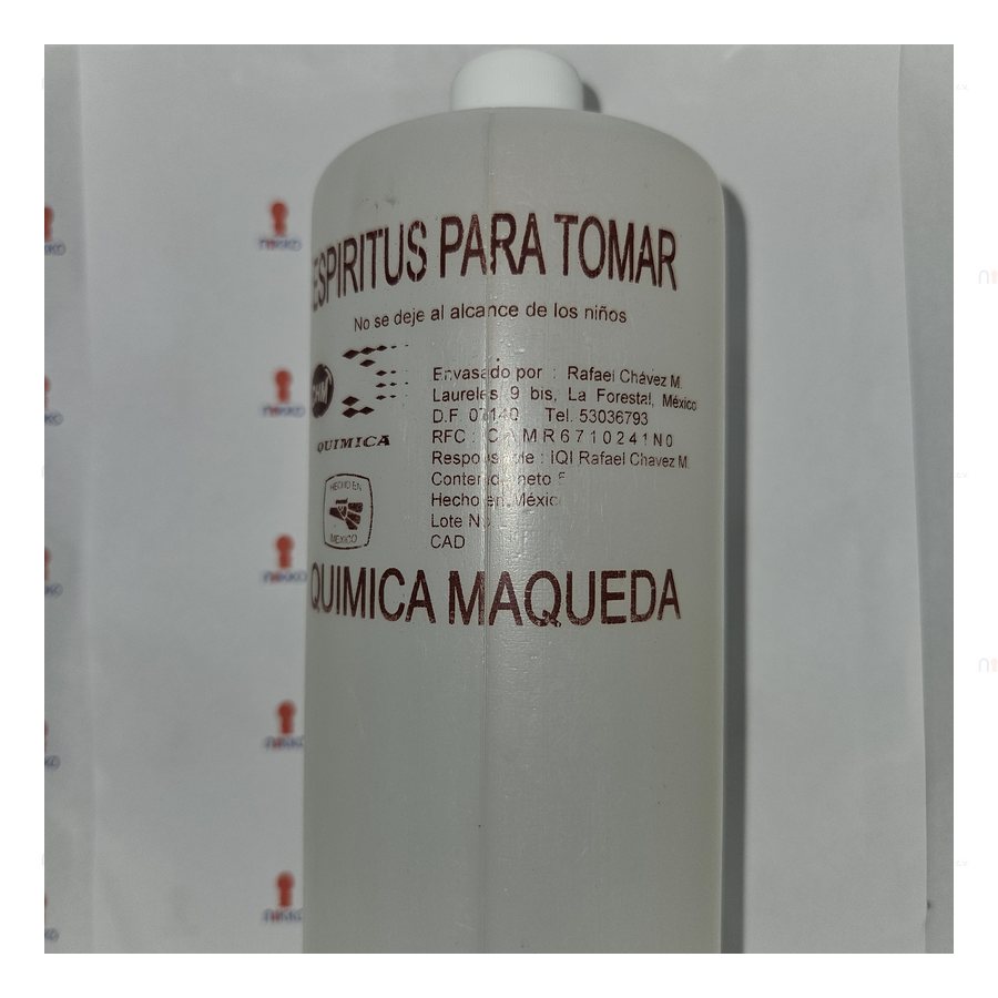 Espiritu para tomar 1000 ML — referencia visual exact