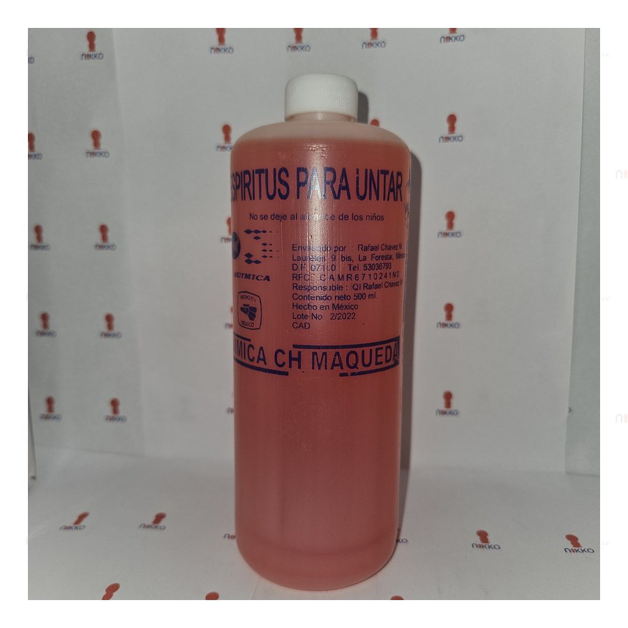 Espiritu para untar 500 ML — referencia visual exact