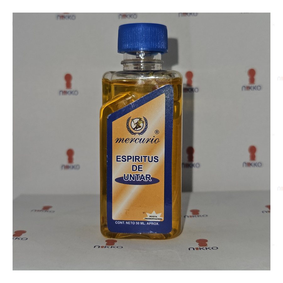 Espiritu para untar 50 ML MERCURIO c/25 pza — referencia visual exact