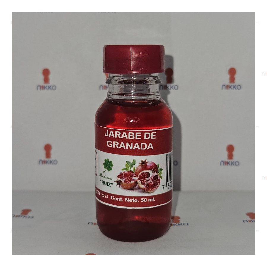 Jarabe de Granada 50 ML PET — referencia visual exact
