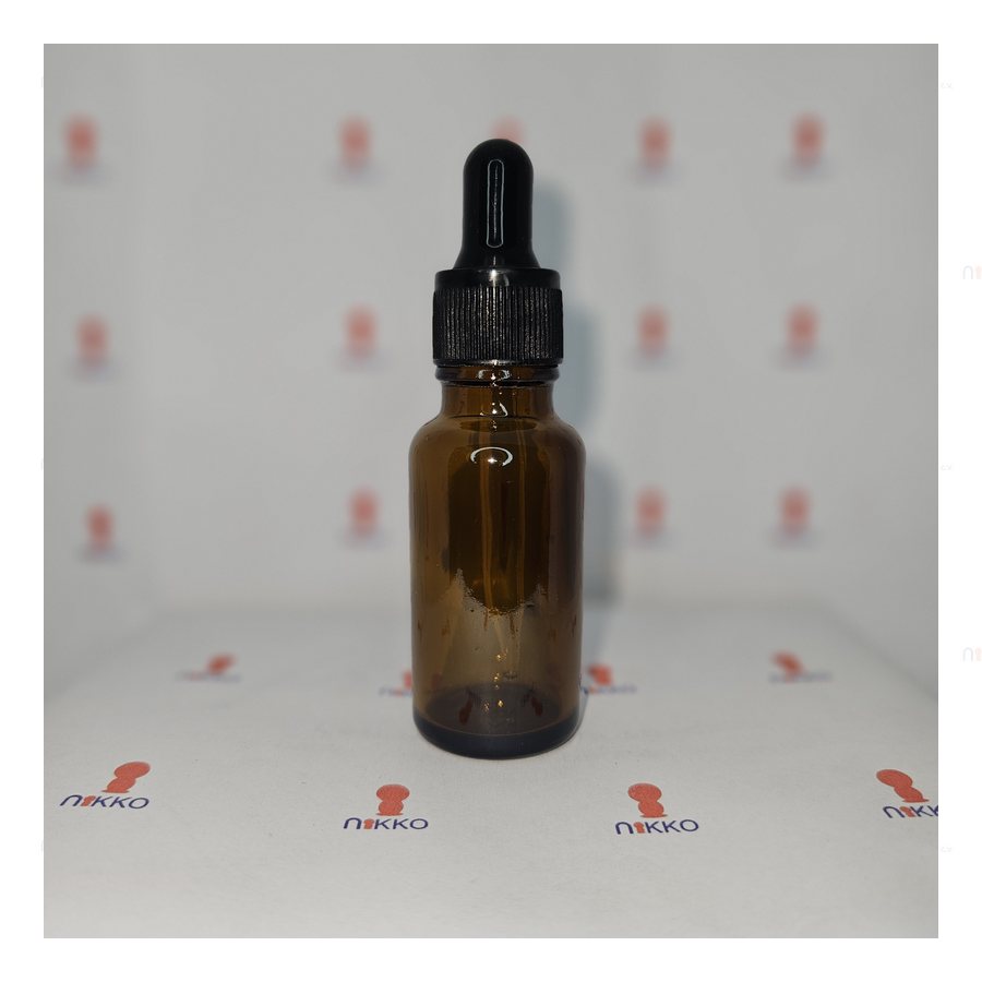 Frasco Gotero de 20 ml con pipeta de vidrio — referencia visual exact