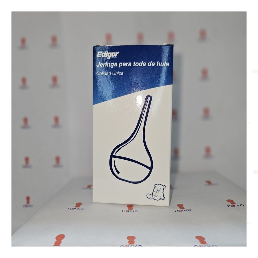 Jeringa pera del 1 en caja Edigar — referencia visual exact