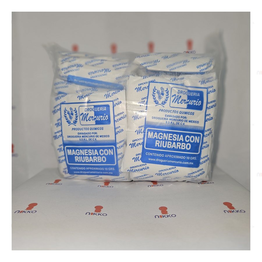 Magnesia C/ruibarvo 50 sobres c/ 4 grs — referencia visual exact