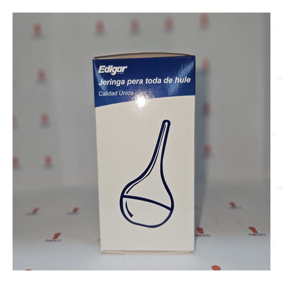 Jeringa pera del 4 en caja Edigar — referencia visual exact