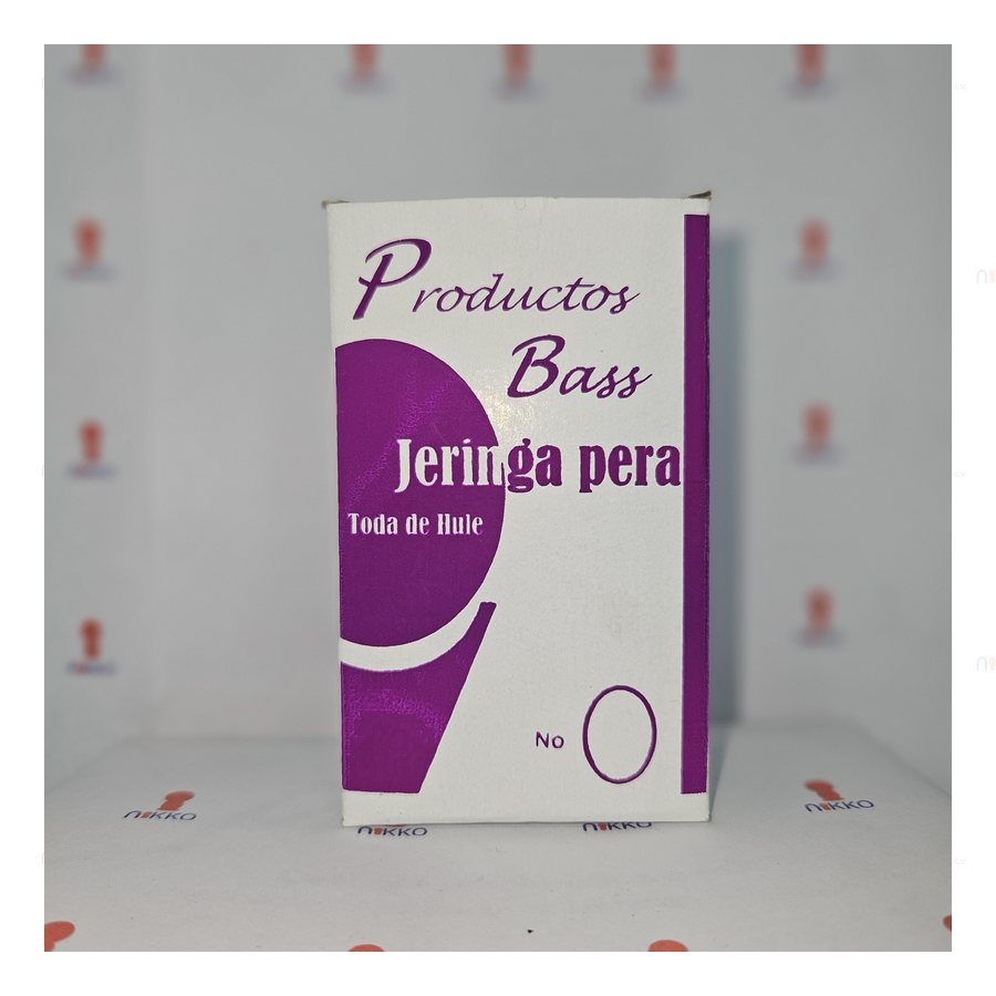 Jeringa pera toda de hule # 1 c/Caja P.BASS — referencia visual exact