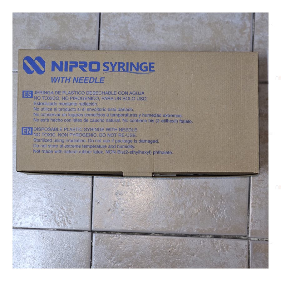 Jeringa NIPRO 10 ml 21 G x 32 Verde Caja c/100 — referencia visual exact
