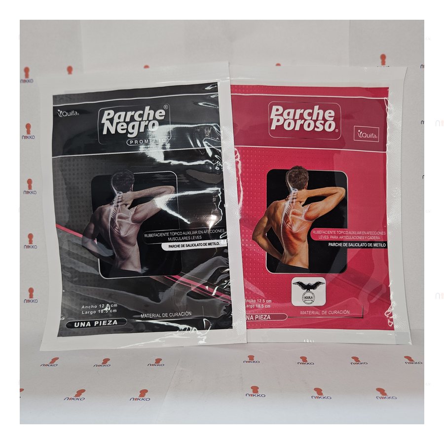 Parche Poroso o Belladona de 12.5 cms x 18.5 — referencia visual exact