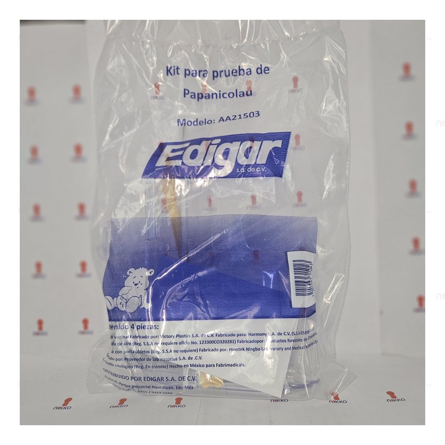 Kit para Papanicolau (Esp. Vag, espat. Cepillo y P. Obj) — referencia visual exact