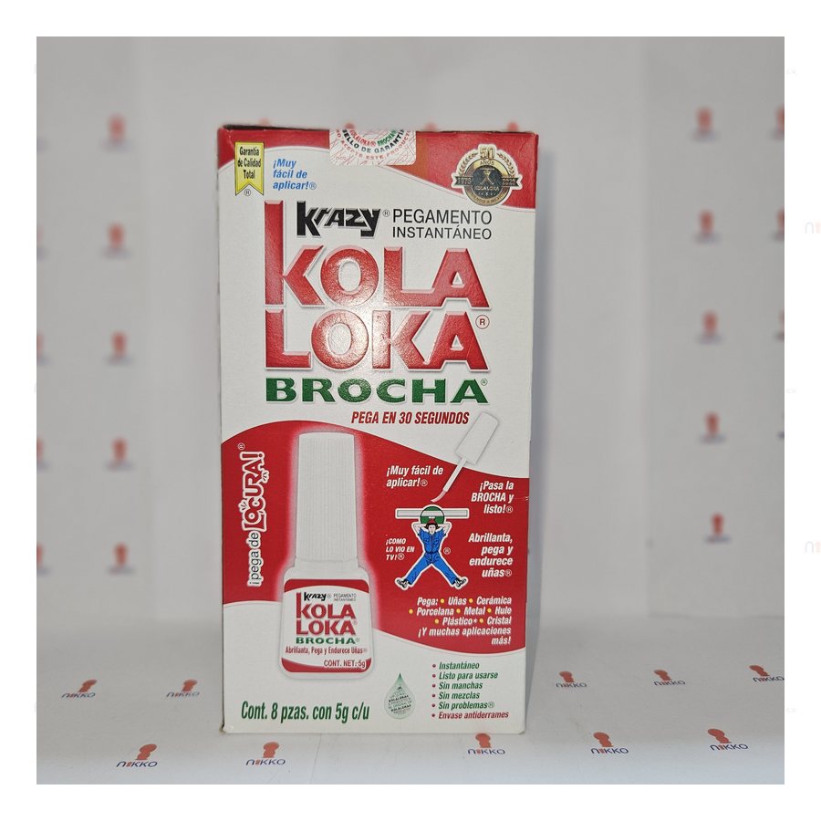 Krazy Kola Loka Brocha c/8 pzas — referencia visual exact