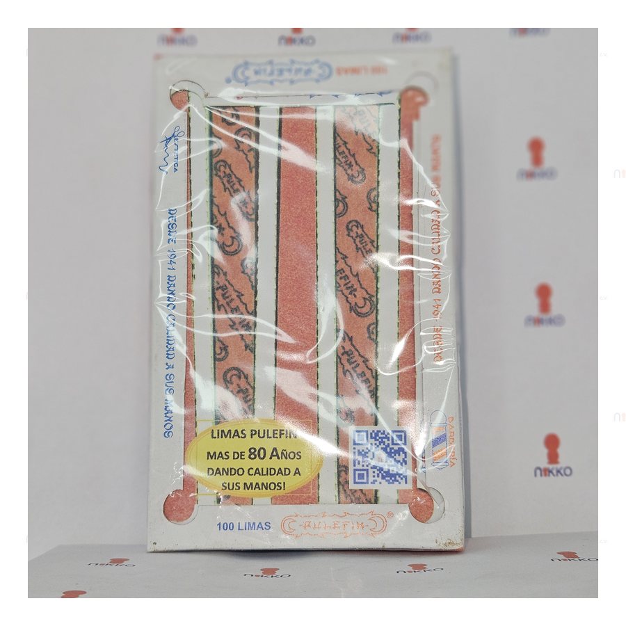 Limas de Uñas PULEFIN C/100 Piezas — referencia visual exact