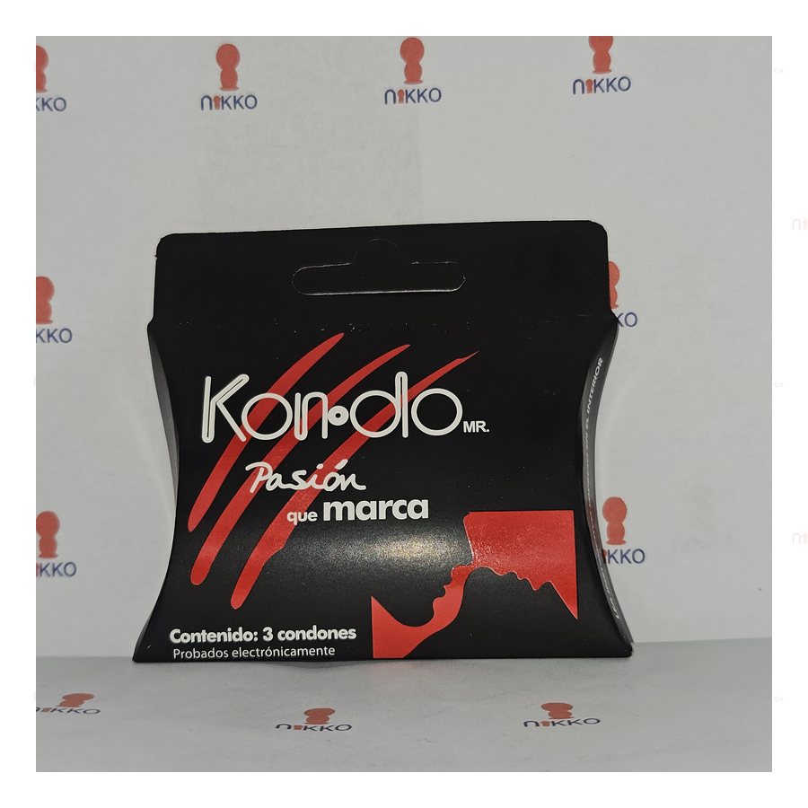 Preservativo Kondo Pasion C/3 — referencia visual exact