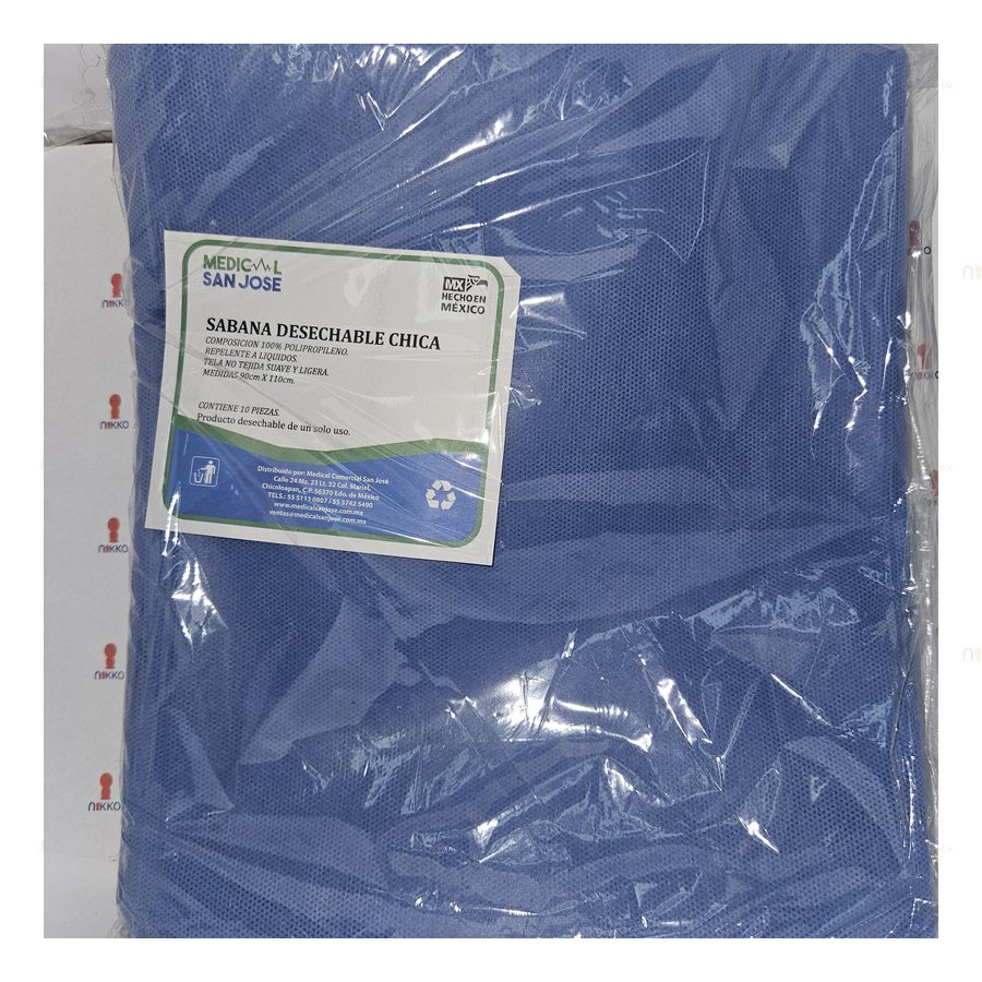 Sabana Chica 90 X 1.10 c/10 pzas — referencia visual exact