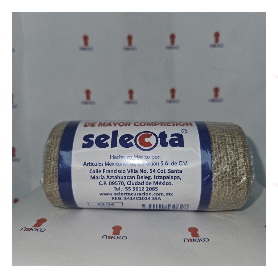 Venda mayor Compresion 10 cms x 4.5 Mts — referencia visual exact