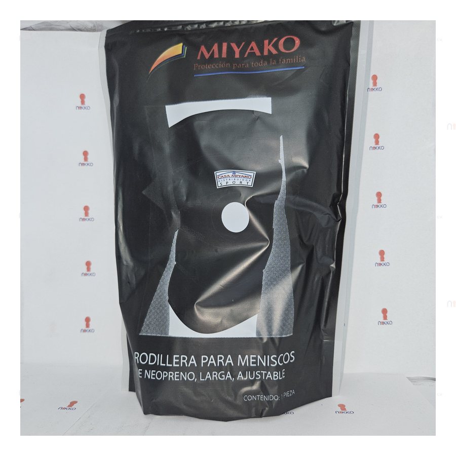 Rodillera Meniscos Larga Neopreno Ch, Md, Gd. — referencia visual exact
