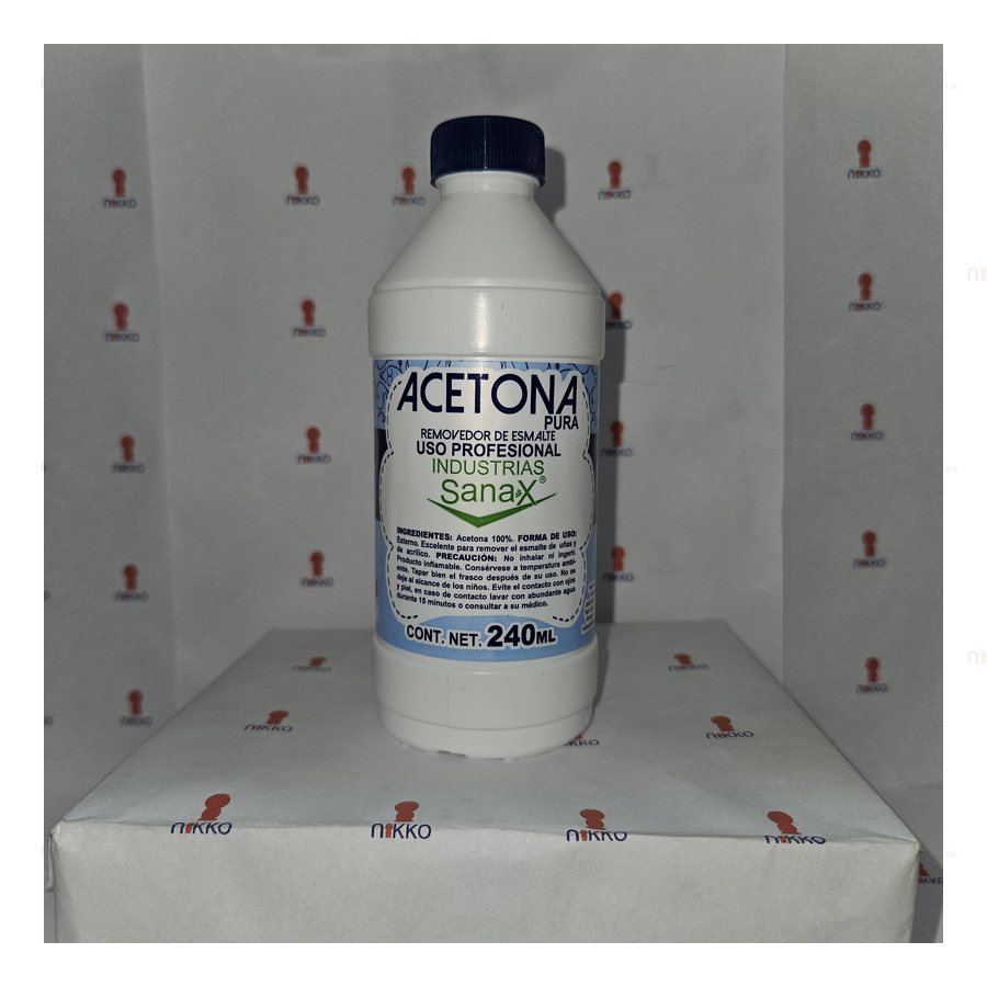 Acetona SANAX 240 ml. — referencia visual exact