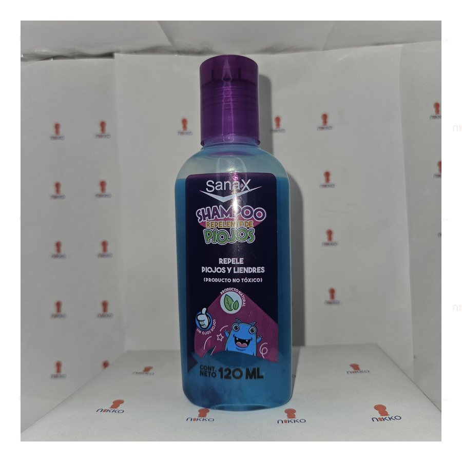 SANAX Shampoo Repelente de Piojos 120 ml — referencia visual exact