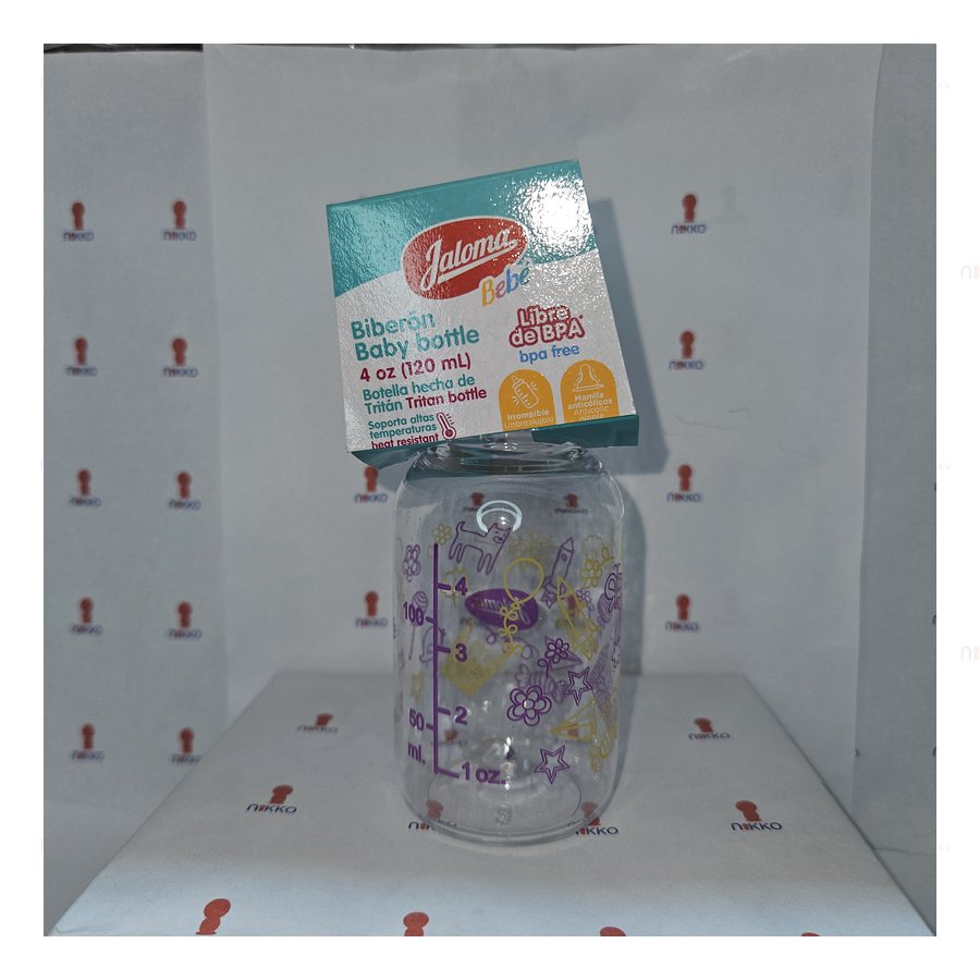 Biberon de Plastico 4 oz Jaloma — referencia visual exact