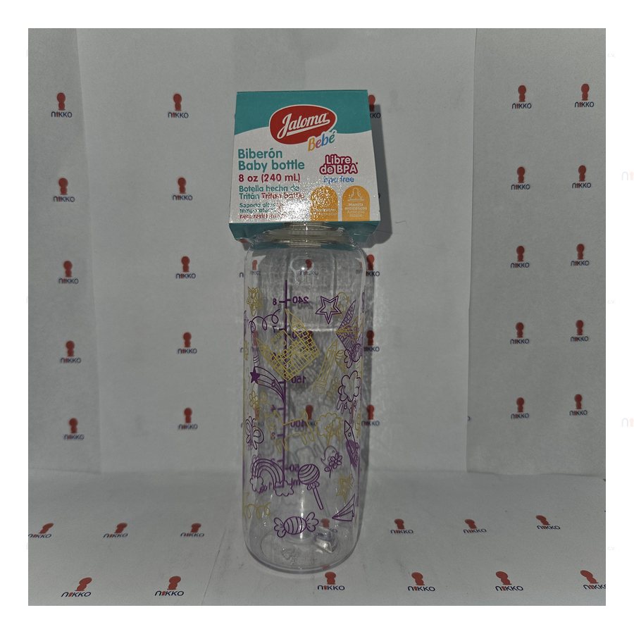 Biberon de Plastico 8 oz Jaloma — referencia visual exact